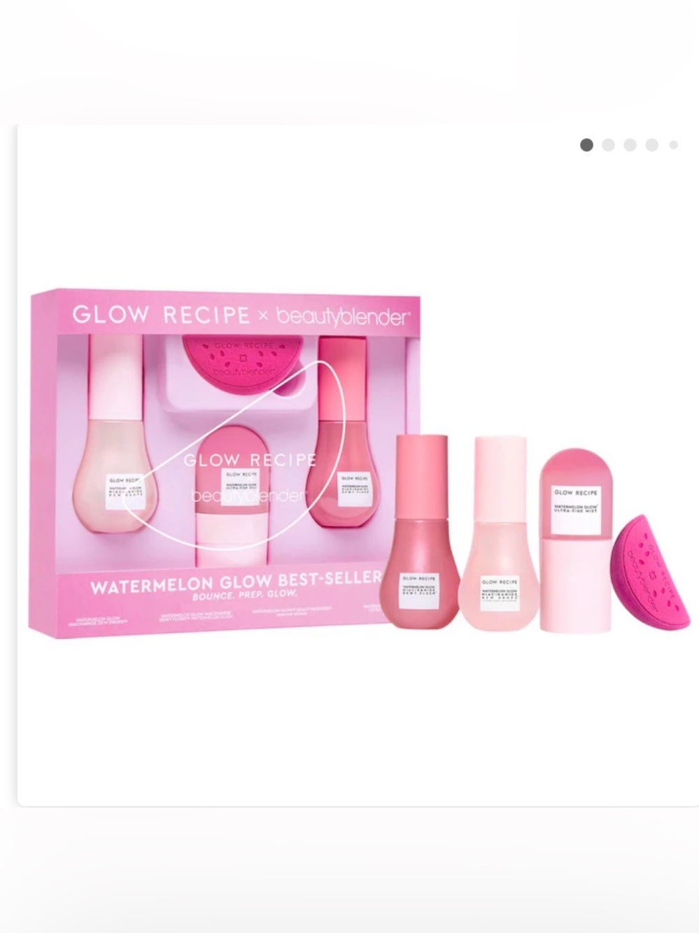 NWT Glow Recipe x beauty blender Watermelon Glow Best Sellers